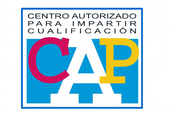 Certificado CAP Logotipo que indica que el centro está autorizado para impartir formación C.A.P