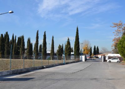 Imagen de una recta del circuito de prácticas vacío